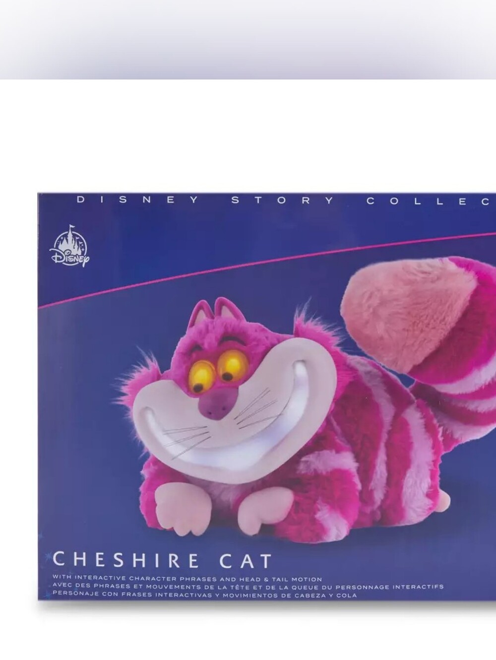 Cheshire Cat Sound and Motion Interactive Figure – Alice in Wonderland 75th...